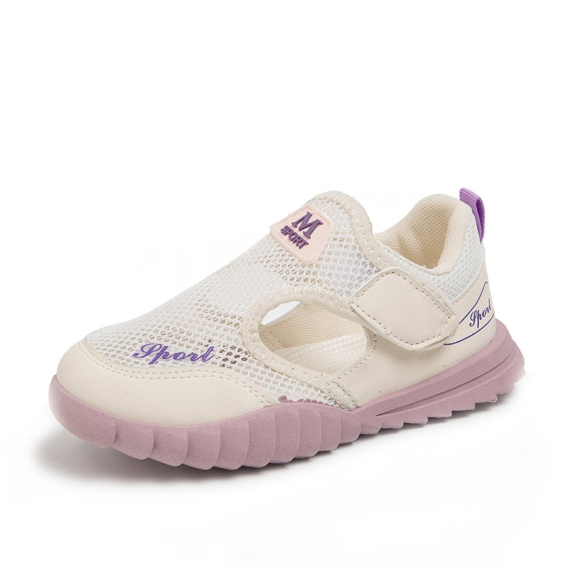 Kids Boys Lightweight Mesh Breathable Sneakers