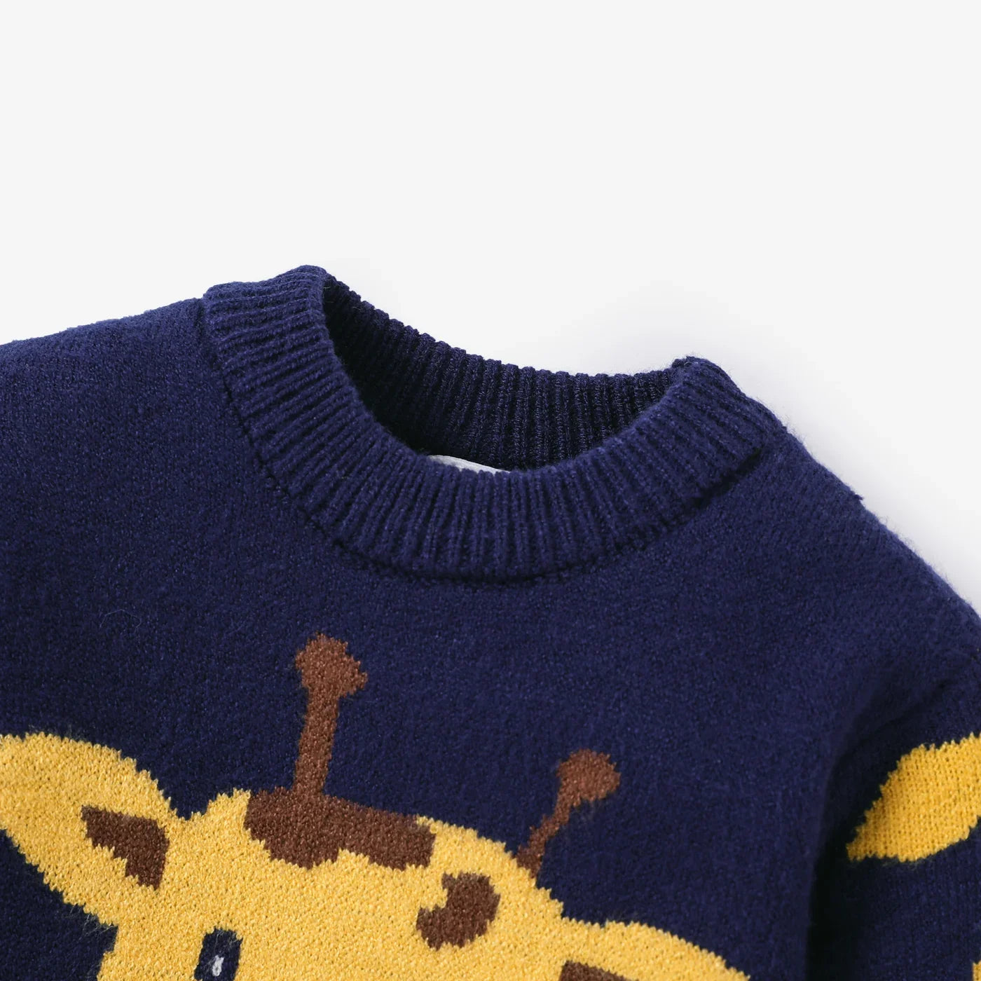 Freddy Giraffe Embroidery Long-sleeve Sweater