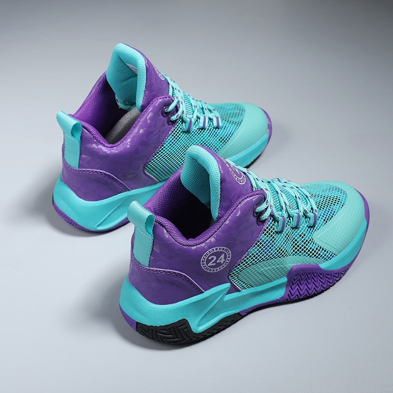 Basketball New Boys Sports Shoes Mesh Breathable Non Slip - GuGuTon