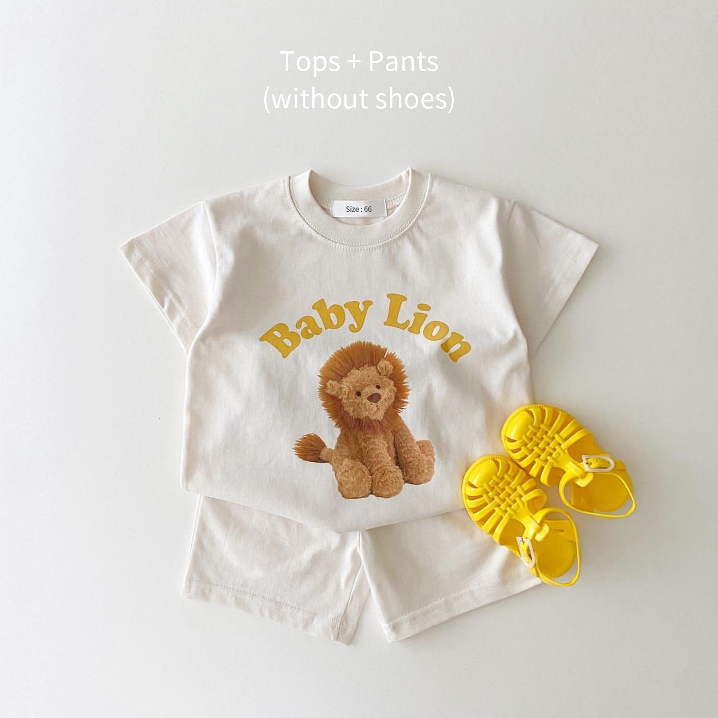 JOSH Summer Embroidered Bear T-shirts + Casual Shorts - GuGuTon