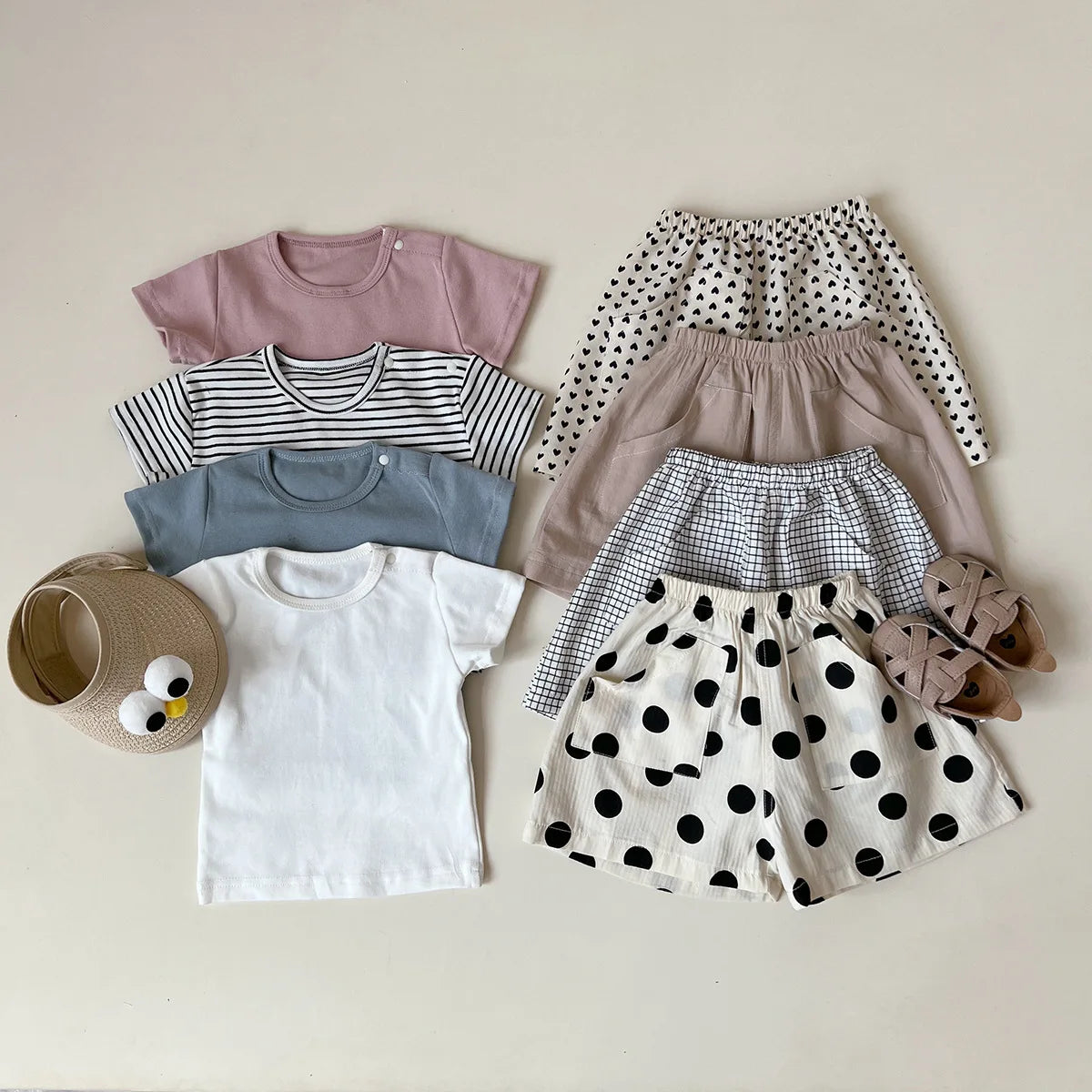 Leo Summer Boutique Cotton Striped Tees