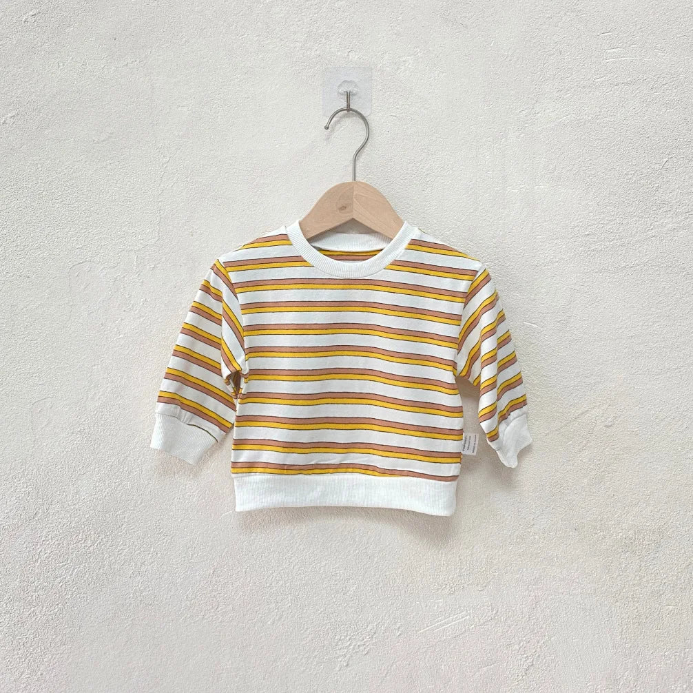 Joseph Long Sleeve Striped Sweater