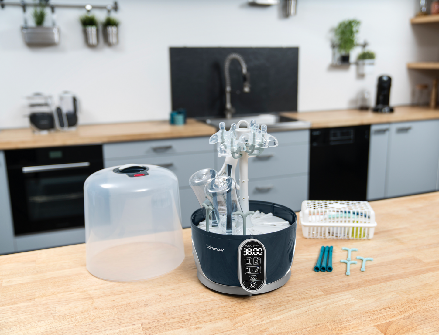 Turbo Pure 3-in-1 Bottle Sterilizer, Dryer & Purified Bottle Storage - GuGuTon baby store - Baby Fashion - Toddlers Outfits - Babies Outfits - Toddler Clothes - Kids Clothing - Newborn Clothes - Newborn Wear - Kids Wear - Trending Clothes - Trending Outfits - Fall Fashion - Winter Fashion - Girls Clothes - Boys Clothes - Babies Wear - Kids Accessories - KidsWear - Summer Clothes - Summer Fashion - Summer Trend - Falls Sweaters - Tops - Bottom - Jeans - Blouse - Dresses - Newborn Dresses - Toys