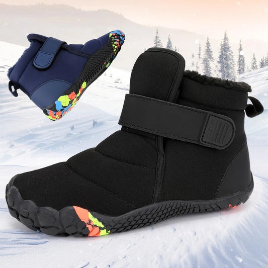 Children Snow Boots Girls Winter Minimalist Waterproof Sneakers