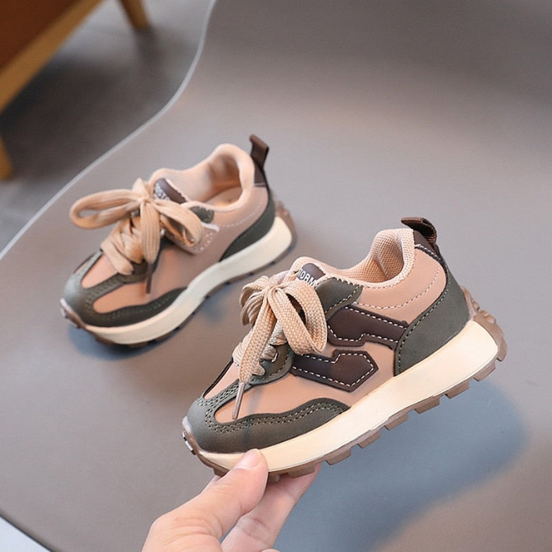 Winter New Boys Plush Sneakers For Kids Casual Sports Shoes Baby - GuGuTon