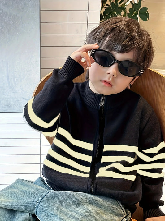 Ayden Cardigan Knitwear Children's Fashionable Zipper Knitwear