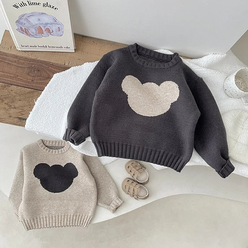 Alex Knitted Cotton Long Sleeved Sweater