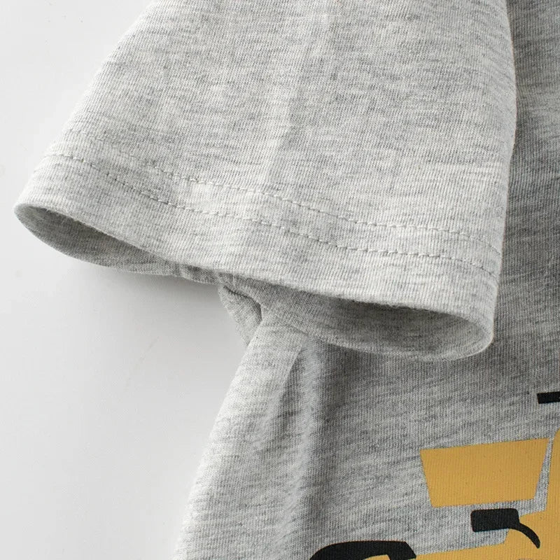 Daniel Cartoon Off-road Short Sleeve Tees