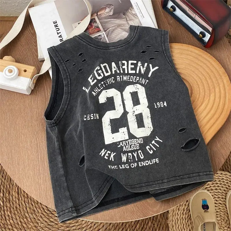 Carlos Handsome Pure Cotton Tank Tees