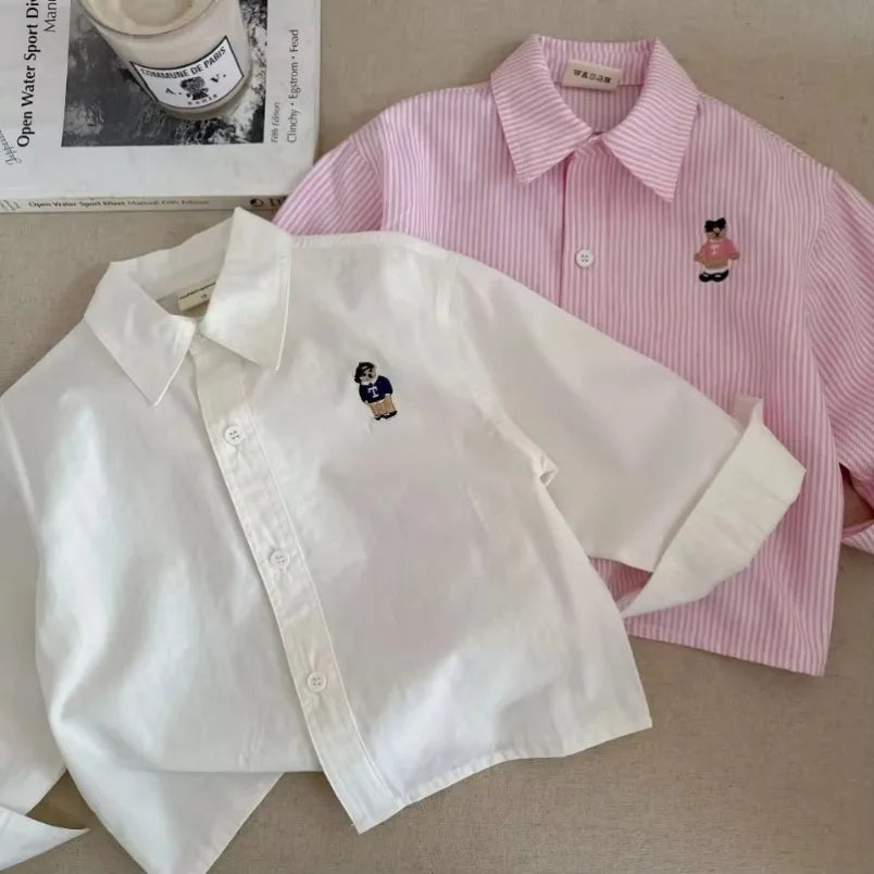 Yael Long Sleeve Korean Style Shirts
