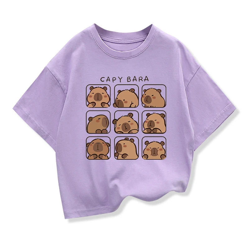 Marcelo Capybara Kids Clothing Tees