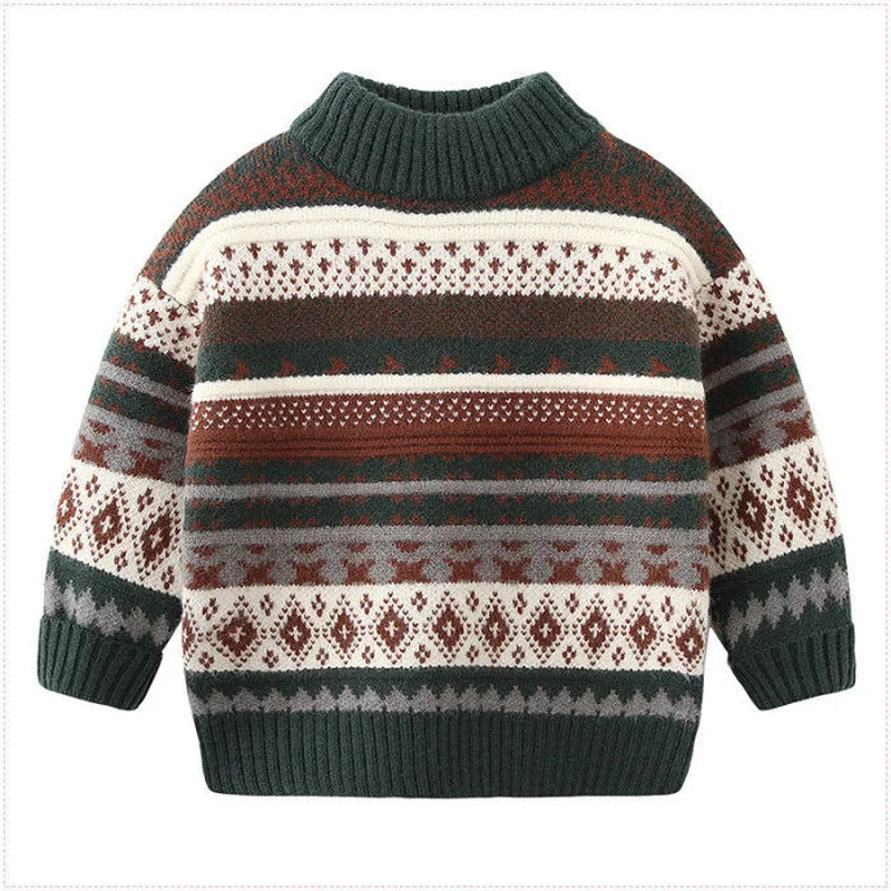 Santi Cartoon Long Sleeve Warm Sweaters