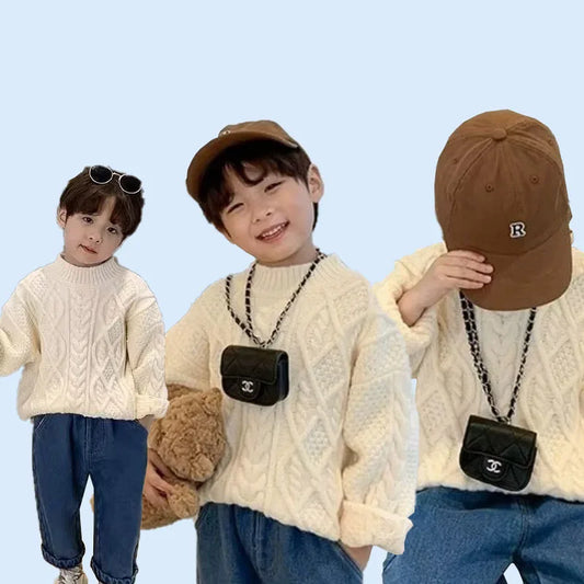 Martin Children's Clothing Pullover Sweater - GuGuTon baby store - Baby Fashion - Toddlers Outfits - Babies Outfits - Toddler Clothes - Kids Clothing - Newborn Clothes - Newborn Wear - Kids Wear - Trending Clothes - Trending Outfits - Fall Fashion - Winter Fashion - Girls Clothes - Boys Clothes - Babies Wear - Kids Accessories - KidsWear - Summer Clothes - Summer Fashion - Summer Trend - Falls Sweaters - Tops - Bottom - Jeans - Blouse - Dresses - Newborn Dresses - Toys