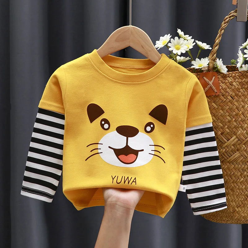 Sandro Long-Sleeved Cartoon Tees