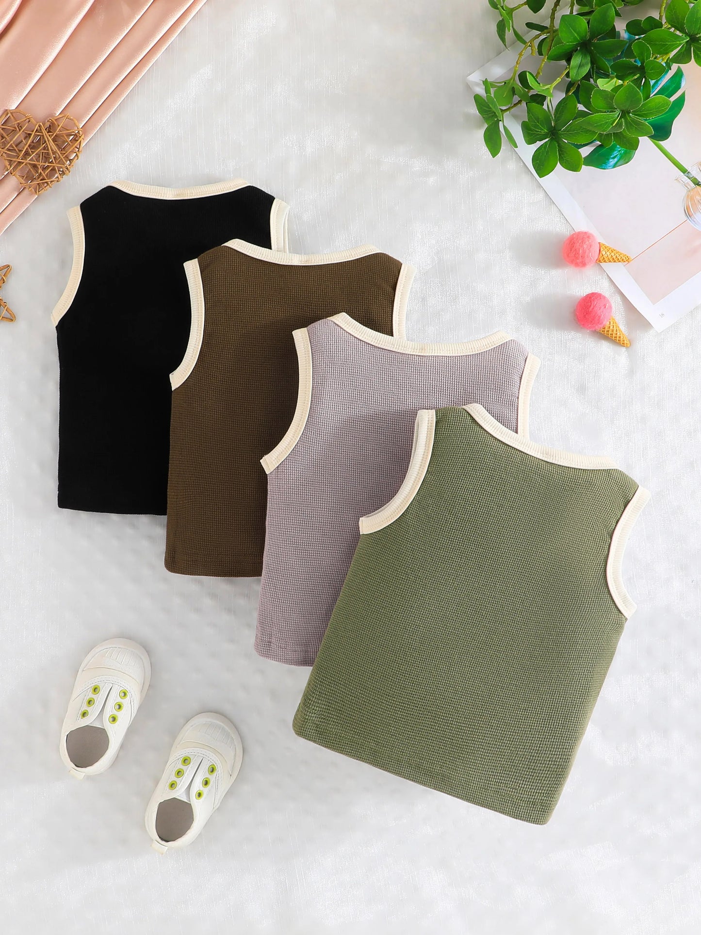 Patricio Sleeveless Breathable Cotton Children T-shirt