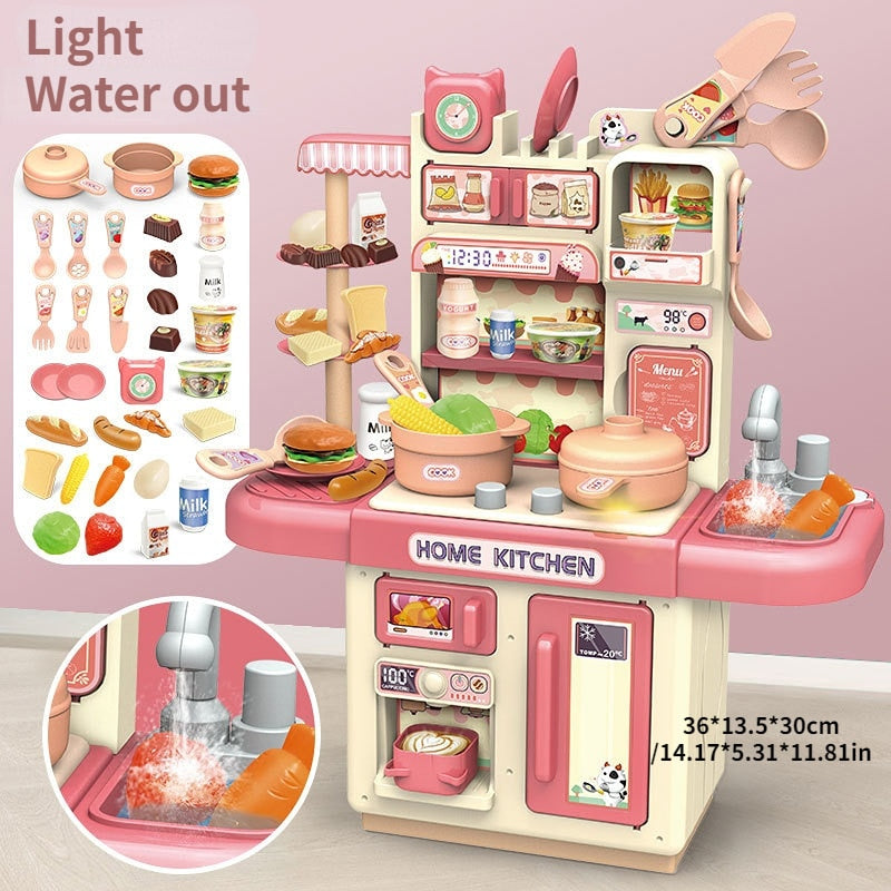 Large Children Simulation Kitchen Toy Lampligh Sound Effect - GuGuTon
