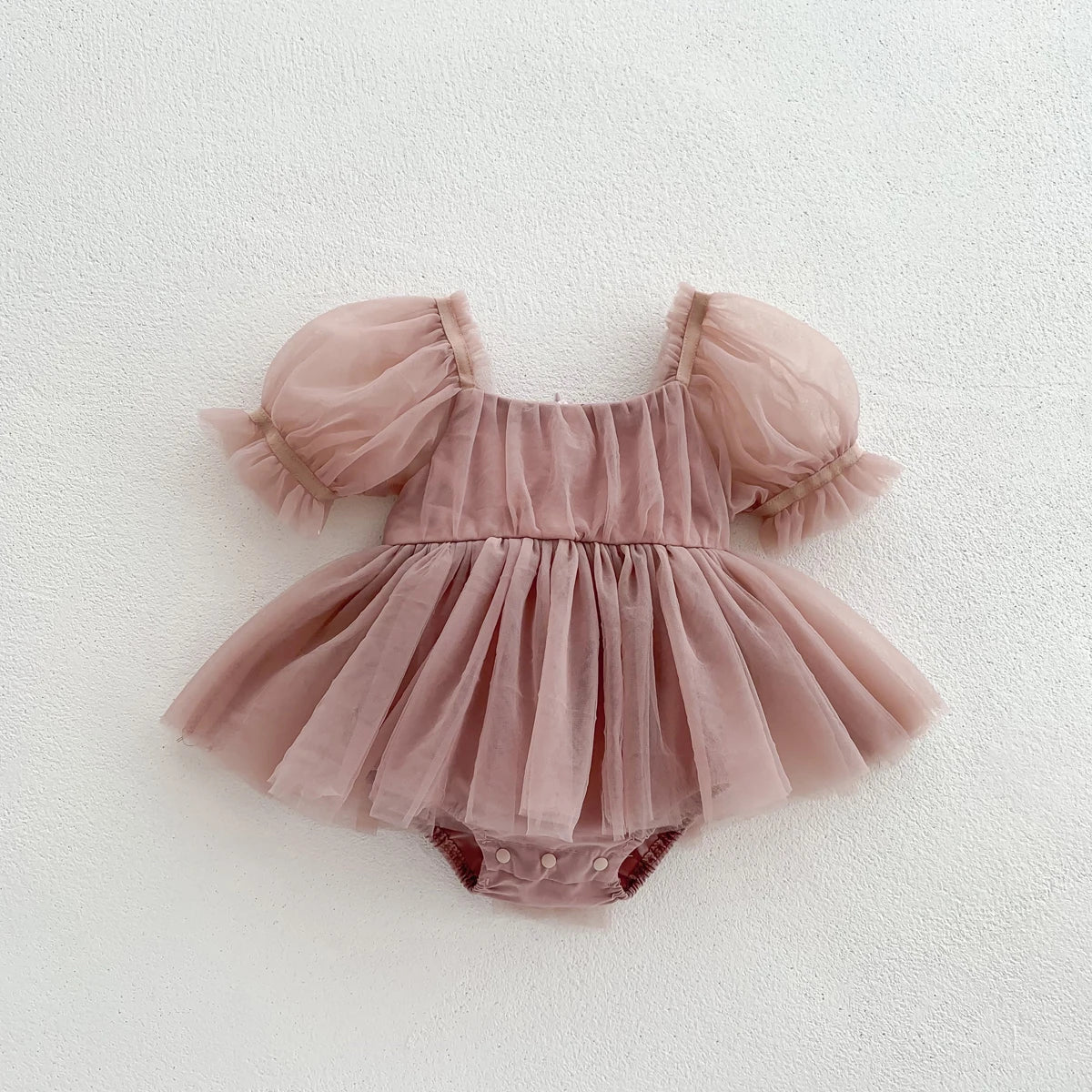 Summer Baby Romper Set Lace Polka Dots Toddler Princess Dress