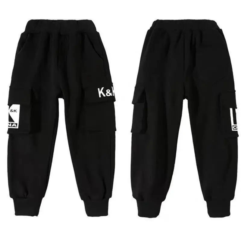 Imran Fashion Work Pants 2024 New Middle and Big Boys