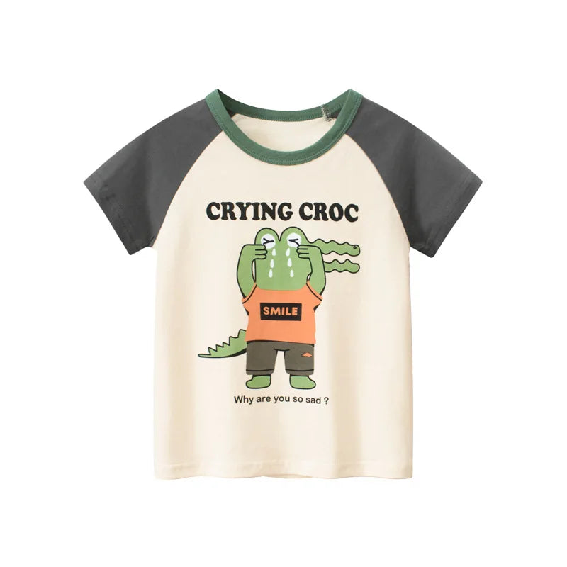 Mateo Cotton Short Sleeve Infant Tees