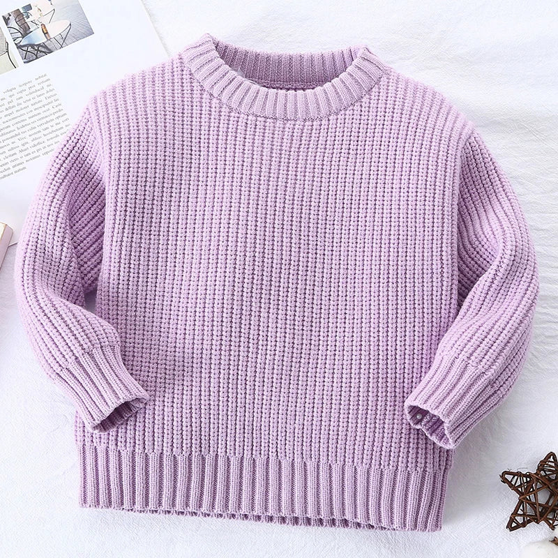 Tito Casual Chunky Cable Knit Baby Sweater