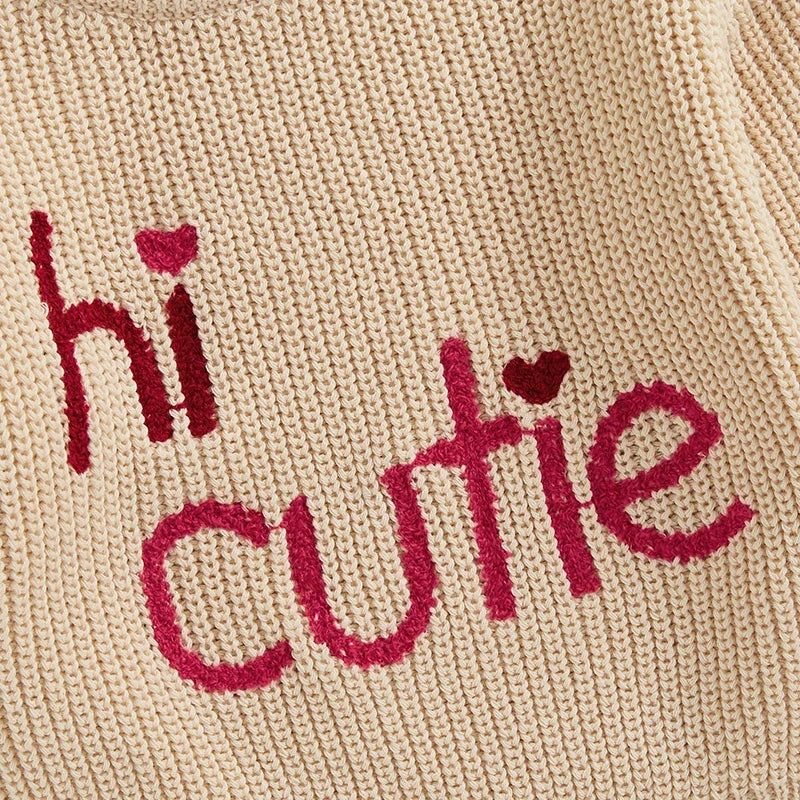 Angel Knit Pullover Valentines Day Sweater