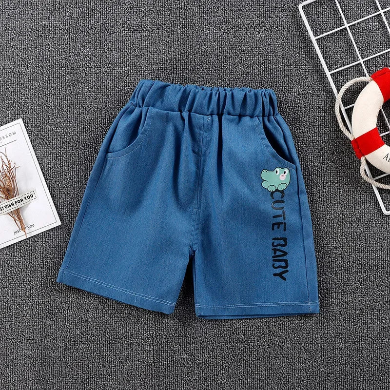 Fredy Boys Shorts Summer Fashion print waist elastic