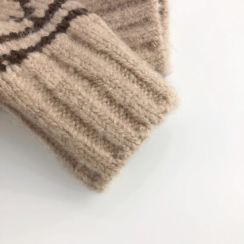 Elvis Thicken Stripe Knitted Sweater