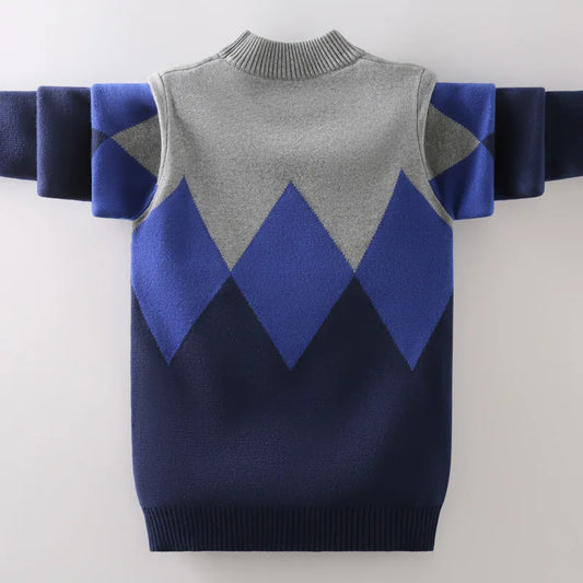 Francisco Diamond Pattern Sweater - GuGuTon baby store - Baby Fashion - Toddlers Outfits - Babies Outfits - Toddler Clothes - Kids Clothing - Newborn Clothes - Newborn Wear - Kids Wear - Trending Clothes - Trending Outfits - Fall Fashion - Winter Fashion - Girls Clothes - Boys Clothes - Babies Wear - Kids Accessories - KidsWear - Summer Clothes - Summer Fashion - Summer Trend - Falls Sweaters - Tops - Bottom - Jeans - Blouse - Dresses - Newborn Dresses - Toys