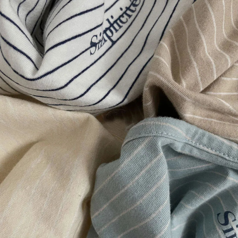 Mateo Striped Short Sleeved Tees