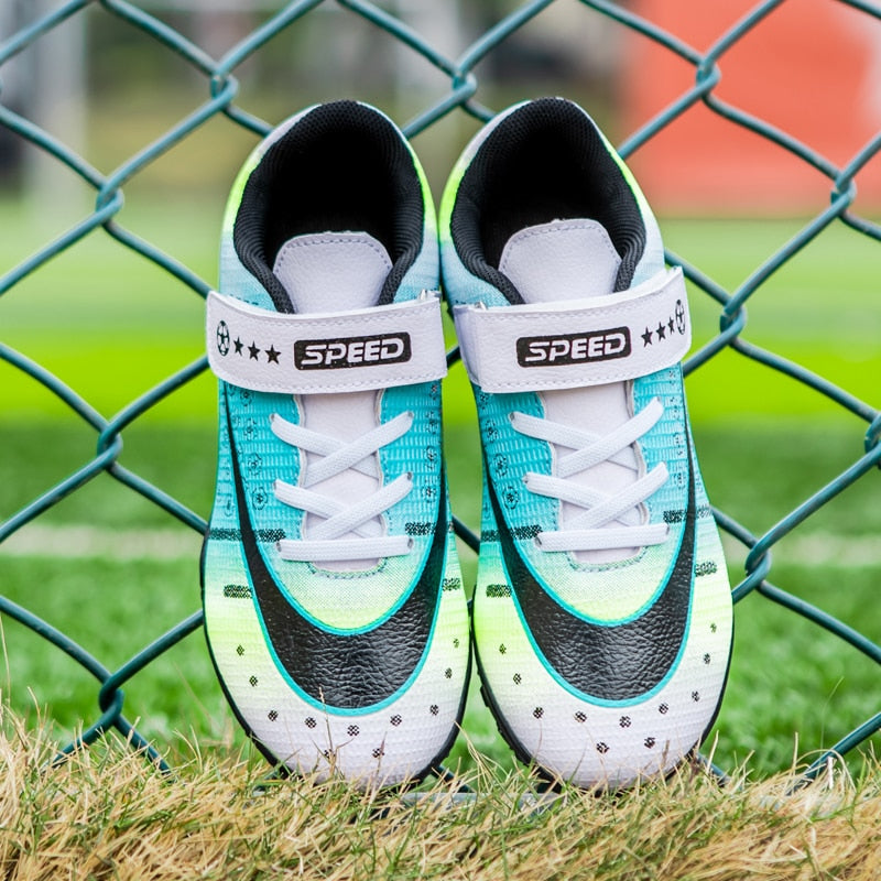 Soccer Cleats Sneakers Boys Girls Professional Football Boots Shoes - GuGuTon