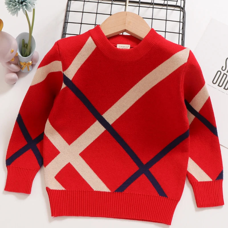 Ramiro Double Layer Cotton Stripe Sweater