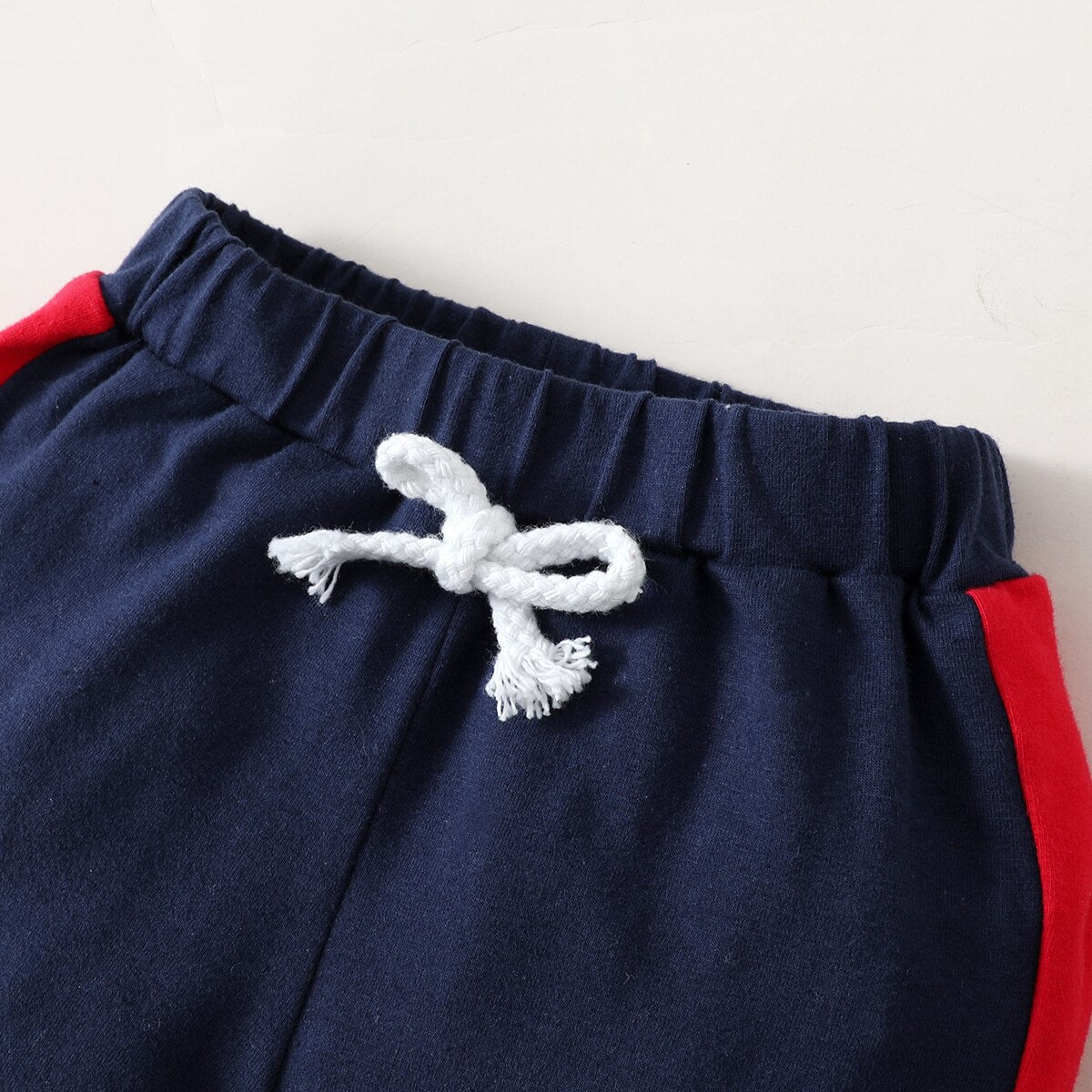 Cameron Boys Letter Sleeve Clothes Set and Summer Suit - GuGuTon