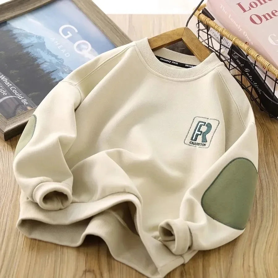 David Pullover For Teenagers Letter Printed Sweater