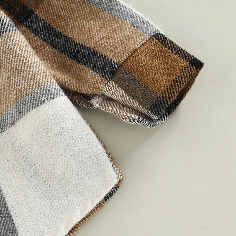 Albert Button Down Kids Long Sleeve Shirt