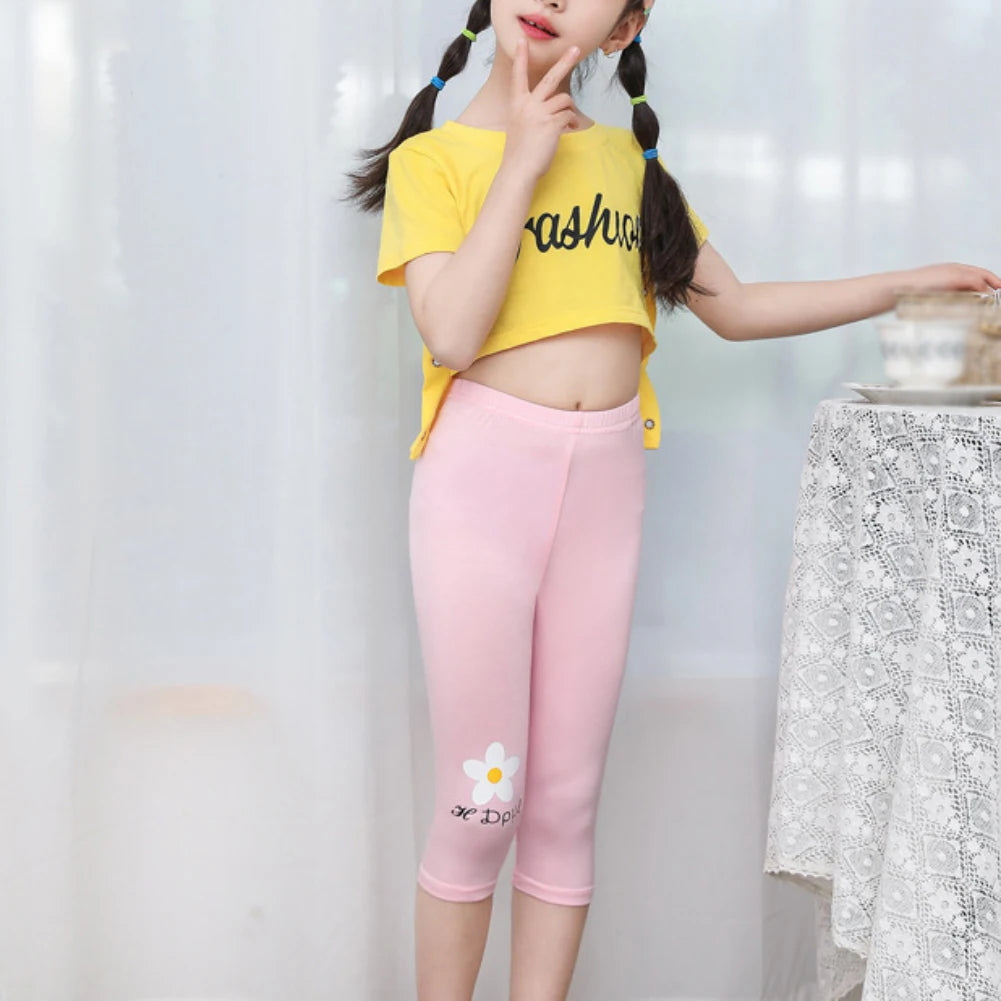 Adhara Flower Print High Leggings