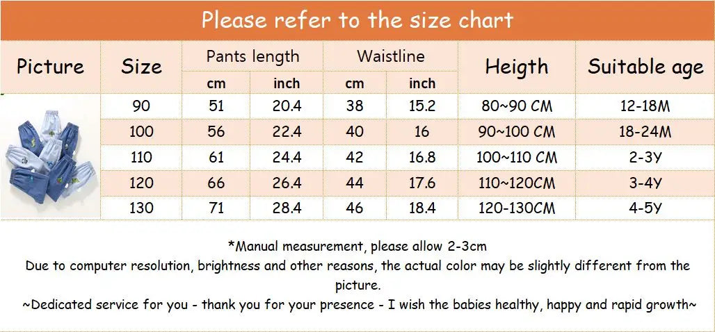 Matías Baby Boys Loose Casual Pants Cartoon Animals Toddler