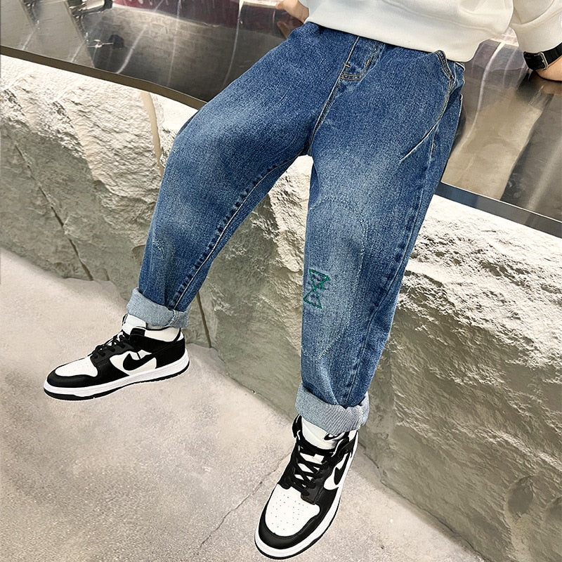 Samuel Straight Children Denim Spring Autumn Wear Kids