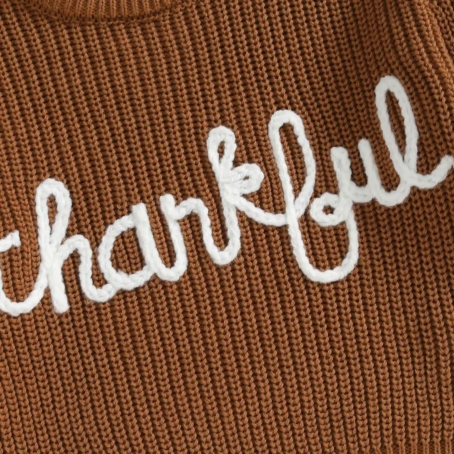 Violetta Thanksgiving Knit Long Sleeve Sweater