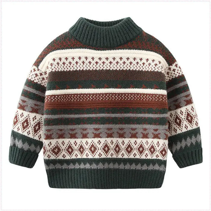 Santi Cartoon Long Sleeve Warm Sweaters