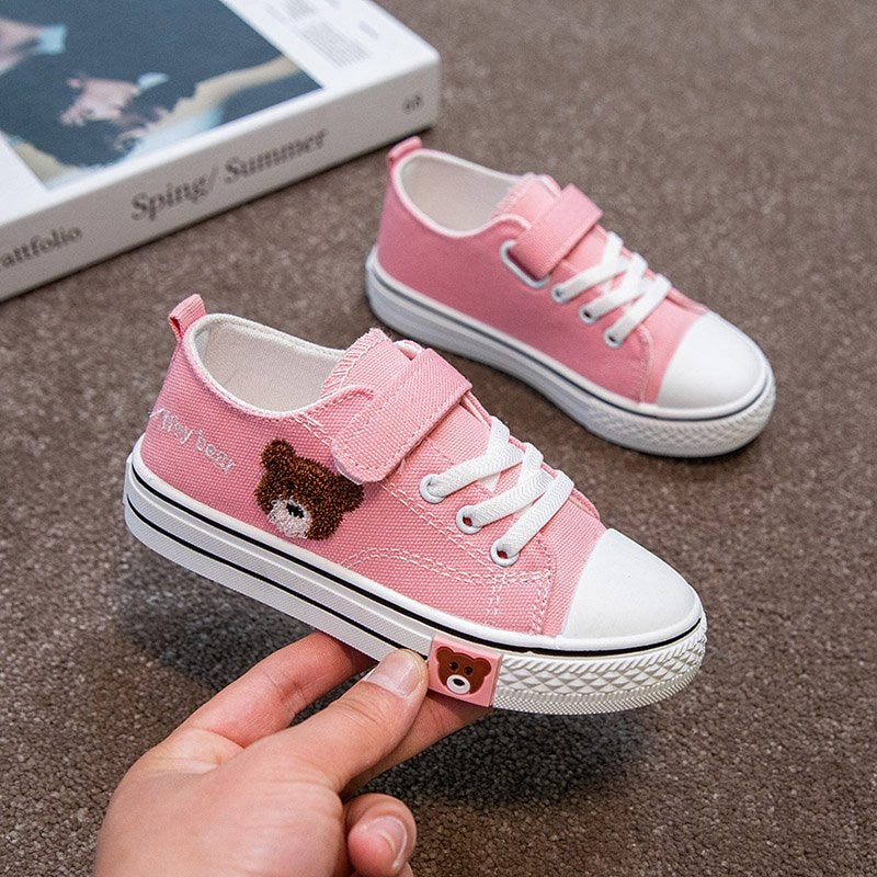 Baby Girls Boys Brand Sneakers Canvas Children Toddler Breathable Shoes Running - GuGuTon