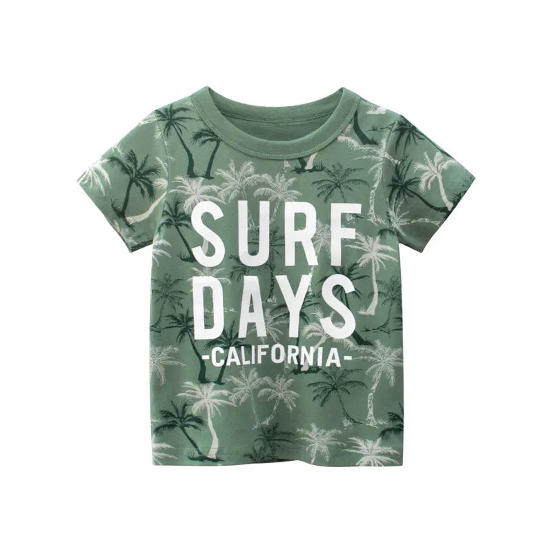 Alexander Short Sleeve Print Cartoon Car Tees
