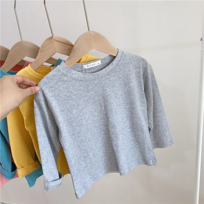 Leo Casual O Neck Long Sleeve Toldder Tees