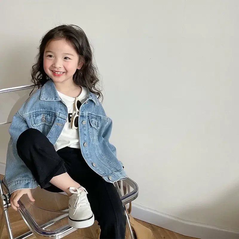 Paulina Summer Korean Style Kids Jackets Pockets Fashion - GuGuTon baby store - Baby Fashion - Toddlers Outfits - Babies Outfits - Toddler Clothes - Kids Clothing - Newborn Clothes - Newborn Wear - Kids Wear - Trending Clothes - Trending Outfits - Fall Fashion - Winter Fashion - Girls Clothes - Boys Clothes - Babies Wear - Kids Accessories - KidsWear - Summer Clothes - Summer Fashion - Summer Trend - Falls Sweaters - Tops - Bottom - Jeans - Blouse - Dresses - Newborn Dresses - Toys