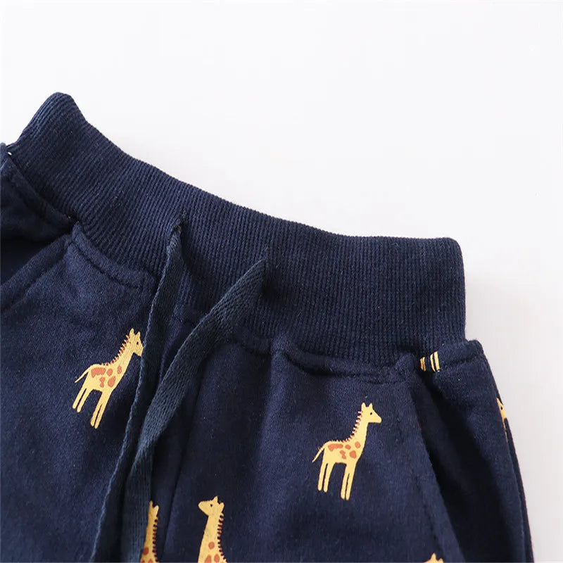 Matt Boys Girl Shorts Girraffe Print Drawstring summer