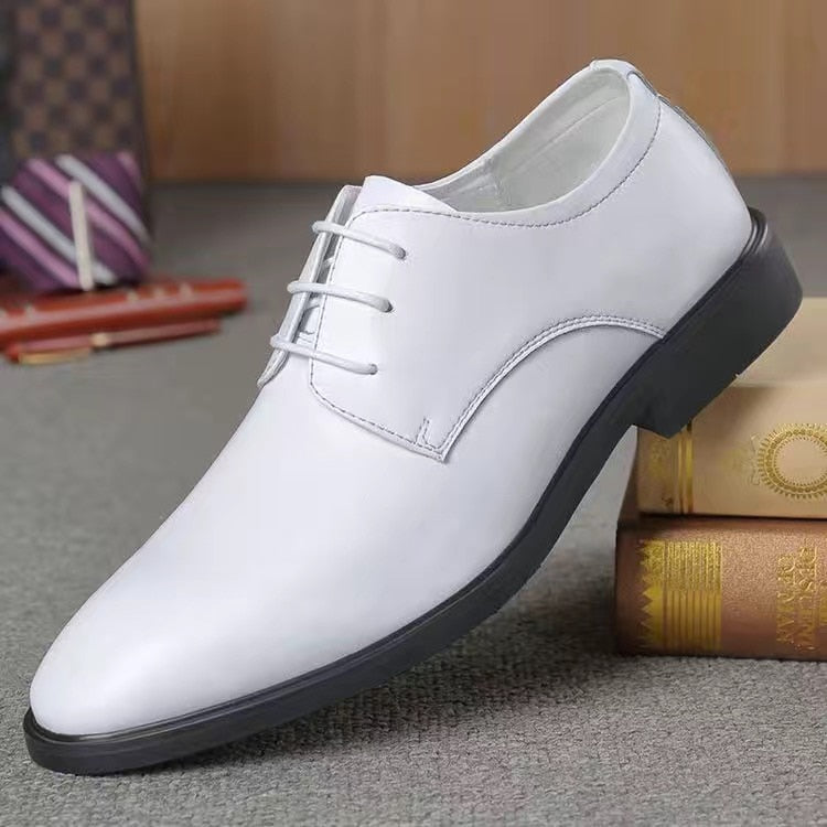 Formal Leather Sneaker Loafers Big Teenage Boys Shoes - GuGuTon
