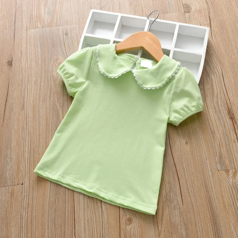 Manuela Cotton Solid Round Neck Casual Bottoming