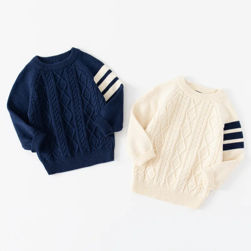 Julio Long Sleeve Round Neck Knitted Sweater