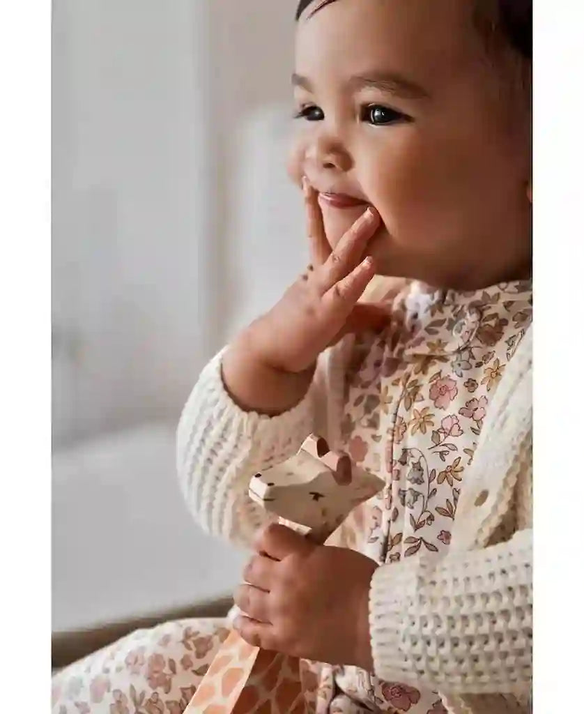 Doris Baby Neutral Cotton Hooded Sweater