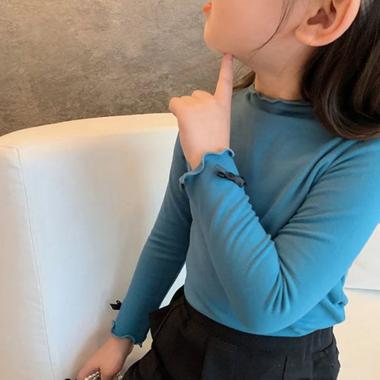 Amelia Autumn Children Girls Undershirt Turtleneck Warm Bottoming - GuGuTon baby store - Baby Fashion - Toddlers Outfits - Babies Outfits - Toddler Clothes - Kids Clothing - Newborn Clothes - Newborn Wear - Kids Wear - Trending Clothes - Trending Outfits - Fall Fashion - Winter Fashion - Girls Clothes - Boys Clothes - Babies Wear - Kids Accessories - KidsWear - Summer Clothes - Summer Fashion - Summer Trend - Falls Sweaters - Tops - Bottom - Jeans - Blouse - Dresses - Newborn Dresses - Toys