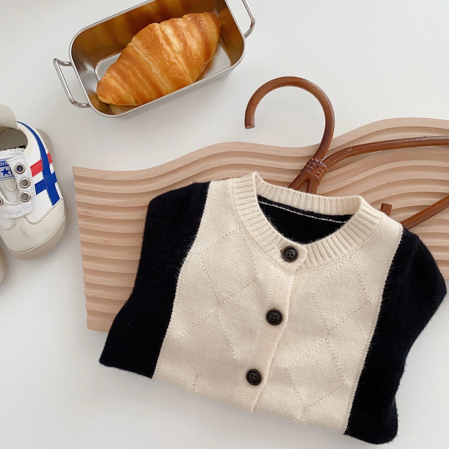 Richard Knitted Patchwork Cute Baby Boys Sweaters